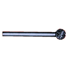 1/4 × 1/8″ SH Ball End Shape - HSS - Burr - Exact Tooling