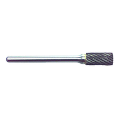 R15 1/4 × 1/2 × 1/8″ SH - Sgl Cut Cyl Shape - CBD - Burr - Exact Tooling