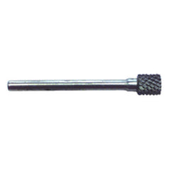 R16 1/4 × 1/4 × 1/8″ SH - Sgl Cut Cyl Shape - CBD - Burr - Exact Tooling