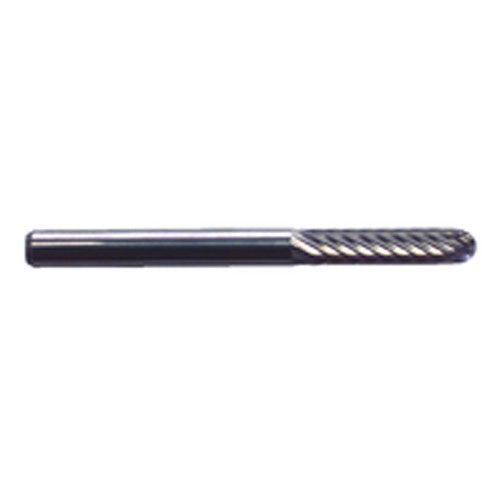R3 1/8 × 5/8 × 1/8″ SH - Sgl Cut Cyl Radius - CBD - Burr - Exact Tooling