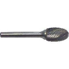 SE41 1/8X7/32 DOUBLE CUT BURR - Exact Tooling