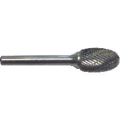 SE41L3 1/8X7/32 DOUBLE CUT BURR - Exact Tooling