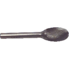 1/4 EdgeHog Elliptical Miniature Carbide Bur SE-51 Standard - Exact Tooling