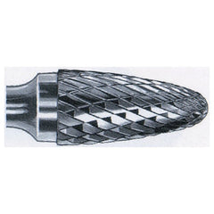 1/4 EdgeHog Tree Shape Radius End Miniature Carbide Bur SF-51 Std Alt. Diamond(Double) - Exact Tooling