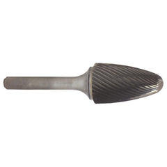 1/4 EdgeHog Tree Shape Radius End Carbide Bur SF-1 Standard - Exact Tooling