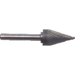 1/4 EdgeHog Conical Carbide Bur SM-1 Standard2″ Shk Lgth - Exact Tooling