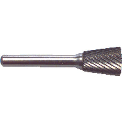 1/4 EdgeHog Back Taper Miniature Carbide Bur SN-51 Standard - Exact Tooling