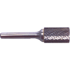 1/16 EdgeHog Cylindrical End Cut Carbide Bur SB-41 Std Alt. Diamond (Double) - Exact Tooling