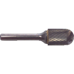 1/4 EdgeHog Cylindrical Radius End Carbide Bur SC-1 Standard - Exact Tooling