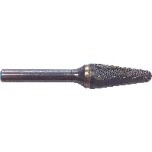 SL2 5/16 × 15/16 × 1/4″ SH Dbl Cut Taper Radius - CBD - Burr - Exact Tooling