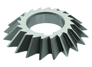 5 x 3/4 x 1-1/4 - HSS - 60 Degree - Right Hand Single Angle Milling Cutter - 24T - TiAlN Coated - Exact Tooling