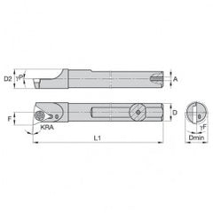 QSBI50060R STEEL SHANK BORING BAR - Exact Tooling