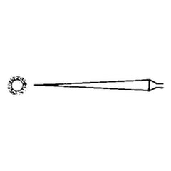 ‎Quality Import Diamond Needle File - 3″ Diamond Length-5-1/2″ Overal Length-150 Grit - Round - Exact Tooling