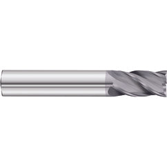 3/4 x 3/4 x 1-1/2 x 4 OAL .035 C/R 4 Flute Carbide End Mill - Weldon Shank-AlCrN Coated - Exact Tooling