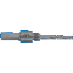 ‎Hole Saw Arbor - Model #1L - Fits Hole Saw 9/16″ to 1-3/16″ - Exact Tooling
