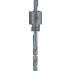 ‎Hole Saw Arbor - Model #4L - Fits Hole Saw 9/16″ to 1-3/16″ - Exact Tooling