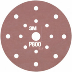 3M Hookit Flexible Abrasive Disc 270J 34802 6″ Dust Free P800 - Exact Tooling