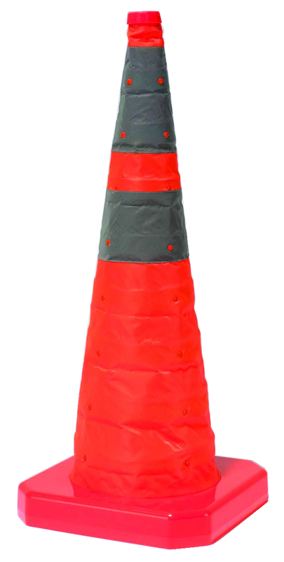 28" Reflective Pop Up Traffic Cone - Exact Tooling