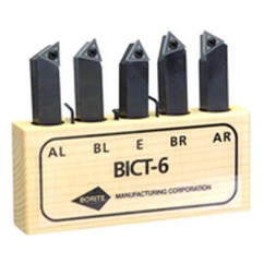 Style AR;AL.BR;BL;E 1/2x1/2" SH - Indexable Tool Bit Set - Exact Tooling