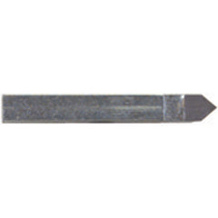 CBD Tip Tool Bit- 1/4 × 1/4″ SH; 2″ OAL; Sub-Micron - Exact Tooling