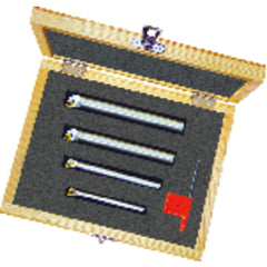 Coolant Thru Boring Bar Set - 1/4, 5/16, 3/8, 1/2″ SH - Exact Tooling
