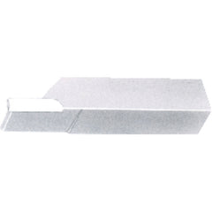 1/2x1/2x6″OAL; RH; .100″ Tip - Brazed Cut-Off Tool Bit - Exact Tooling