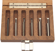 6 Pc. Retaining Ring Grooving Kit - .017 - .039" Width - Exact Tooling