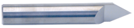 5/16" x 1/2" Split Length - SE - 90° Pt - Carbide Engraving Blank - Exact Tooling