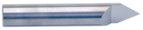 1/8" x 3/8" Split Length - DE - 30° Pt - Carbide Engraving Blank - Exact Tooling