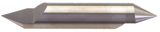 1/8" x 3/8" Split Length - DE - 60° Pt - Carbide Engraving Blank - Exact Tooling