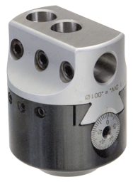 50 NAT w/Drive Flange x 1-1/2-8 Thread Mount - Boring Head Shank - Exact Tooling