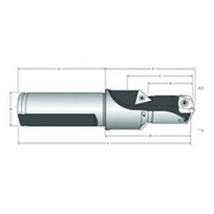 60124C-4525F Gen3 Spade Drill Holder - Exact Tooling