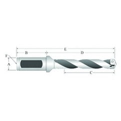 60329H-125F Gen3 Spade Drill Holder - Exact Tooling