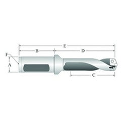 60712S-075F Spade Drill Holder - Exact Tooling