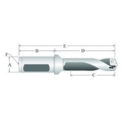 60526S-125F Gen3 Spade Drill Holder - Exact Tooling