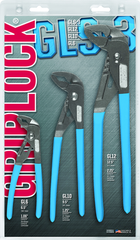 Channellock Griplock Plier Set -- #GLS3; 3 Pieces; Includes: 6"; 10" & 12" - Exact Tooling