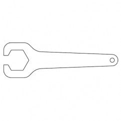 E 16 P Hex Spanner Wrench - Exact Tooling