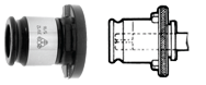 Rigid/Positive Tap Adaptor-5/16" Tap Size; #1 Adaptor - Exact Tooling