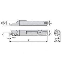 QSBIW37553R STEEL SHANK TRIGON - Exact Tooling