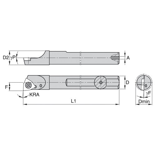 SSBIW75083R WG STEEL BORING BAR - Exact Tooling