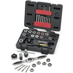 40PC MED RATCHETING TAP AND DIE DR - Exact Tooling