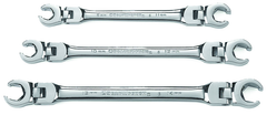 3PC FLEX FLARE NUT WRENCH ST METRIC - Exact Tooling
