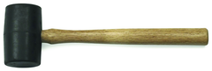 16 OZ RUBBER MALLET WOOD - Exact Tooling