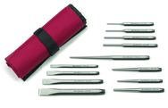 12PC PUNCH AND CHISEL SET - Exact Tooling