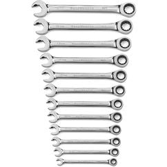 12PC OPEN END RATCHETING WRENCH SET - Exact Tooling