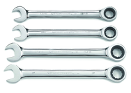4PC COMBINATION RATCHETING WRENCH - Exact Tooling