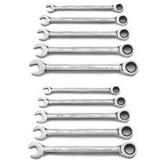 10PC COMBINATION RATCHETING WRENCH - Exact Tooling