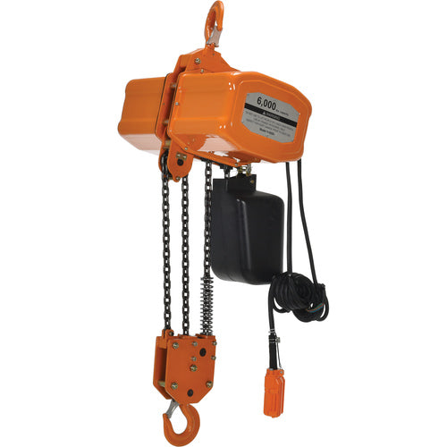 Econ Chain Hoist W/ Container 6K 1 Phase - Exact Tooling
