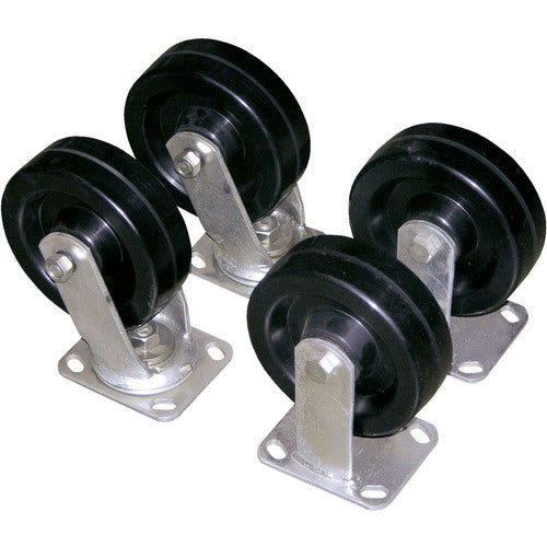 6″ × 2″ Glass Filled Nylon Caster Kit 4.8K - Exact Tooling