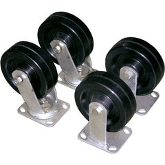 6″ × 2″ Glass Filled Nylon Caster Kit 4.8K - Exact Tooling